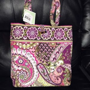 Vera Bradley Tote in Very Berry Paisley